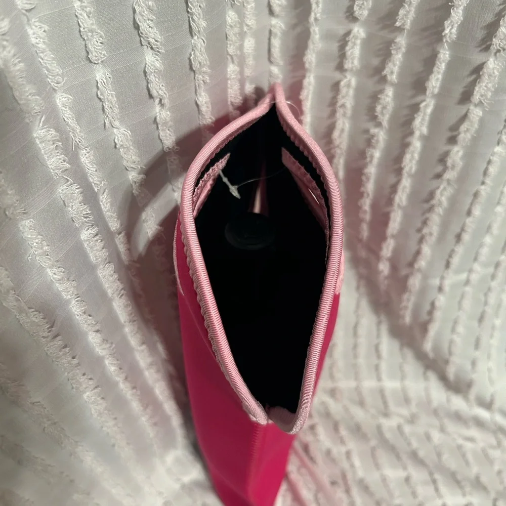 Bright Pink Designated‎ Dinker (pickle ball reference) Neoprene Wine Bag